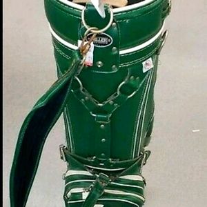 7up golf club bag with clubs